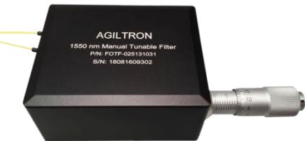 Agiltron 1060nm 1550nm 2000nm Manual Fibre Optic Tuneable Filter
