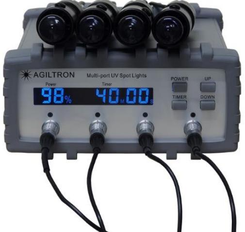 4-Head Solid-State UV Spot Light