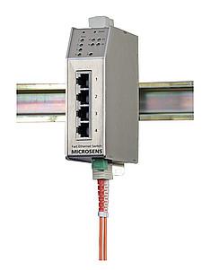 Microsens Fast Ethernet Industrial Switch 5 Port With PoE & uplink